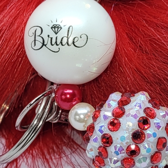 BRIDE WRISTLET KEYCHAIN!! HANDMADE - Picture 2 of 7